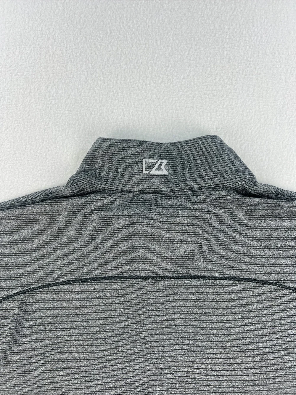 Cutter & Buck DryTec Honda Dealership Heather Gray Mens 1/4 Zip Pullover Size M